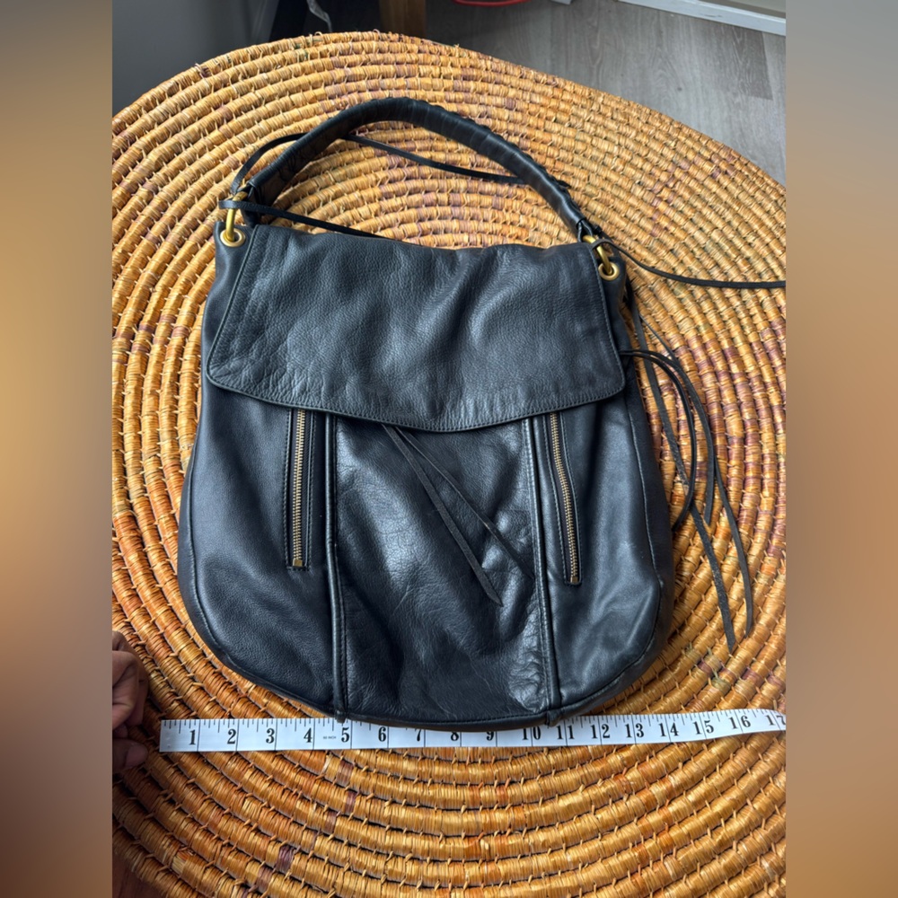 Christopher .Kon Black leather bag